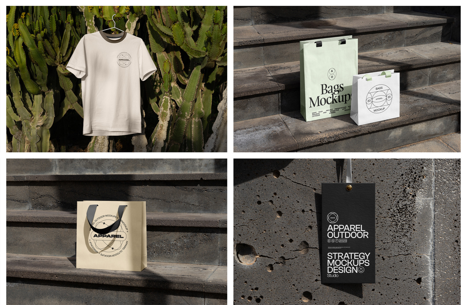 Apparel Mockups - Outdoor Scenes vol.2