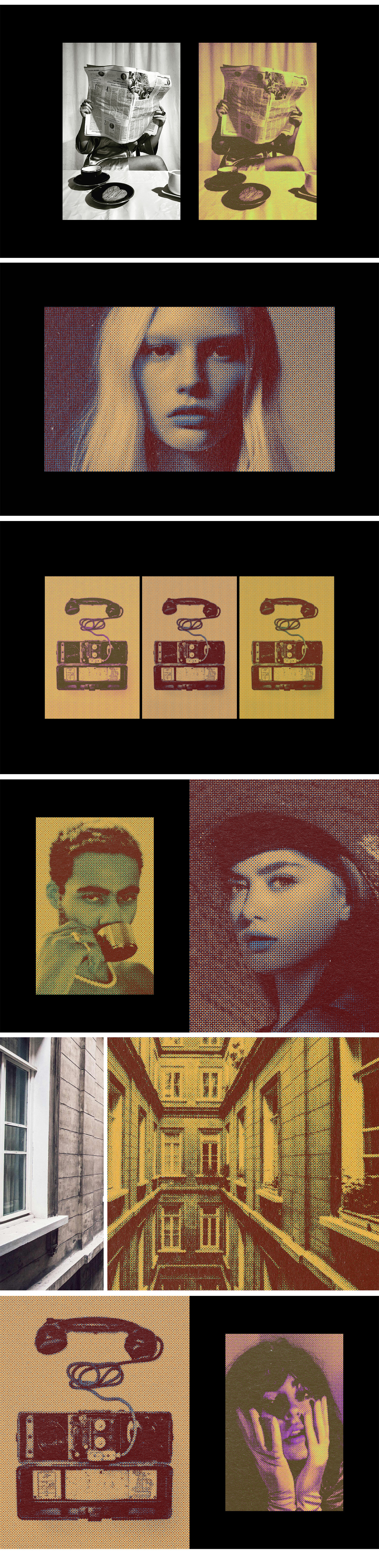 Retro Halftone Photo Effect Retro Halftone Photo Effect