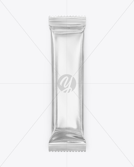 Metallic Stick Sachet Mockup