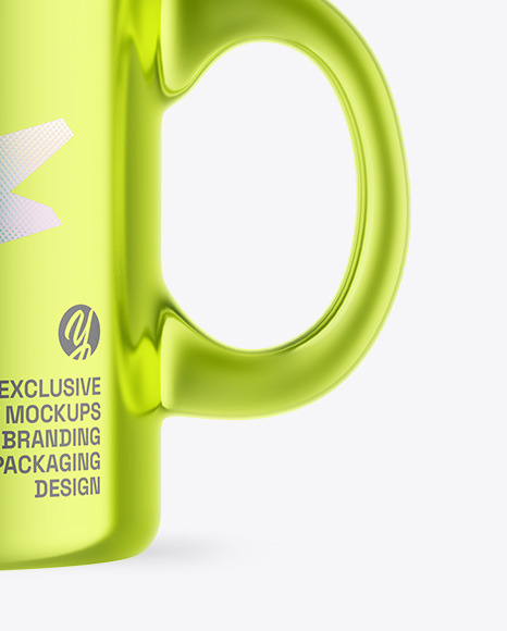 Metallic Mug Mockup