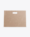 Kraft Paper Shopping Bag Mockup - Front View