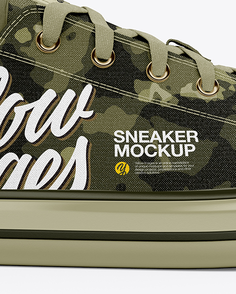 Sneaker Mockup - Right Side View