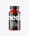 Glossy Pills Bottle Mockup Glossy Pills Bottle Mockup