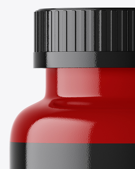 Glossy Pills Bottle Mockup Glossy Pills Bottle Mockup