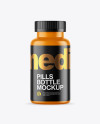 Matte Pills Bottle Mockup