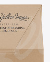 Kraft Paper Box Mockup - Front View