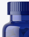 Blue Pills Bottle Mockup Blue Pills Bottle Mockup