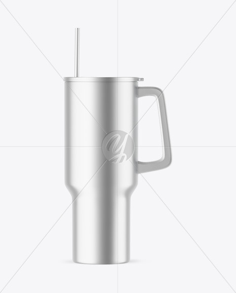 Matte Metallic Tumbler Cup Mockup