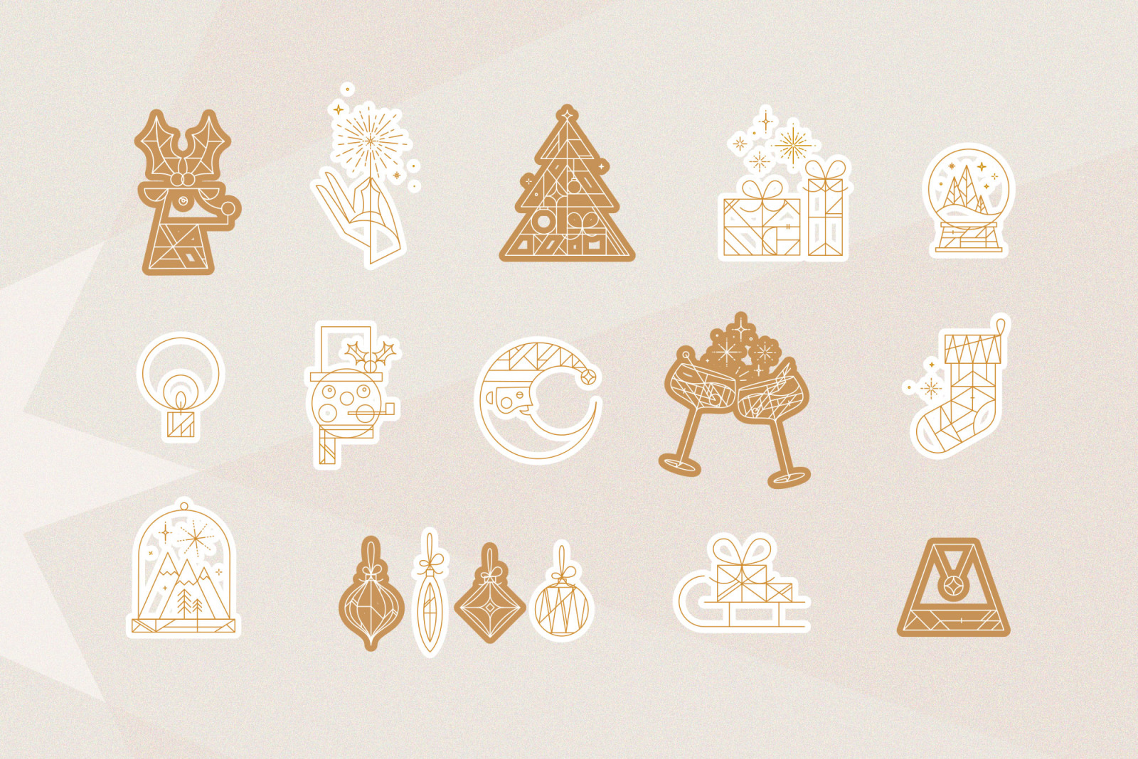 New Year Art Deco New Year Art Deco