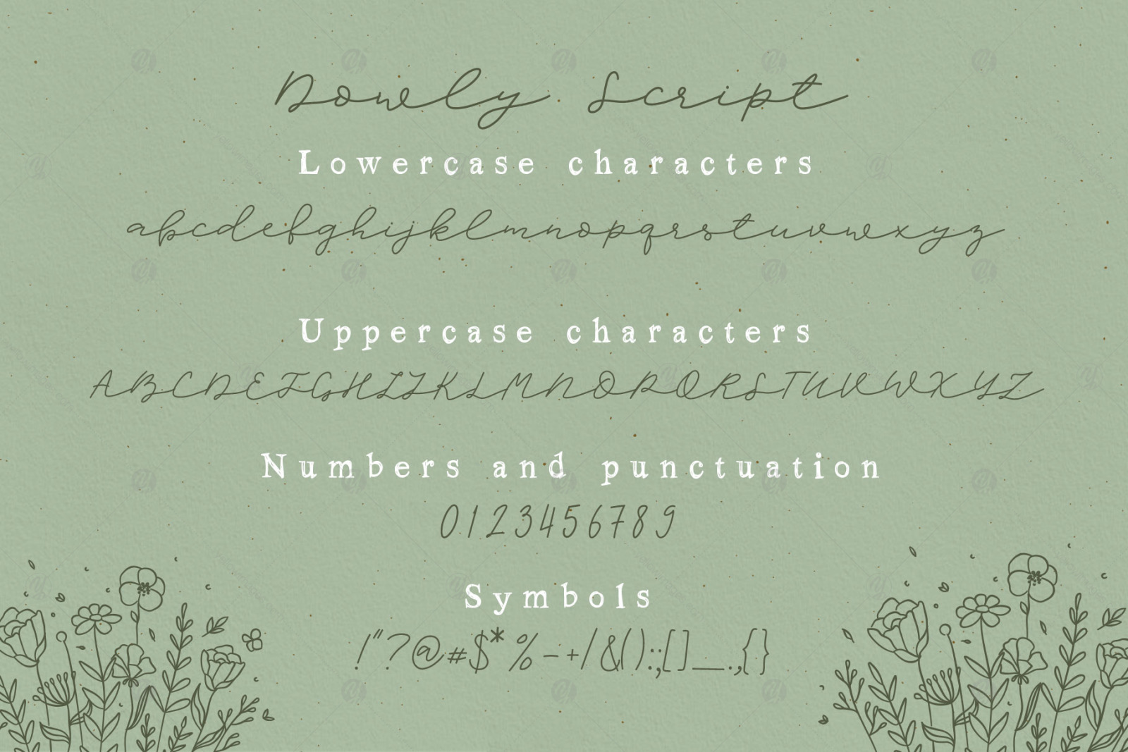 Dowly Font Dowly Font