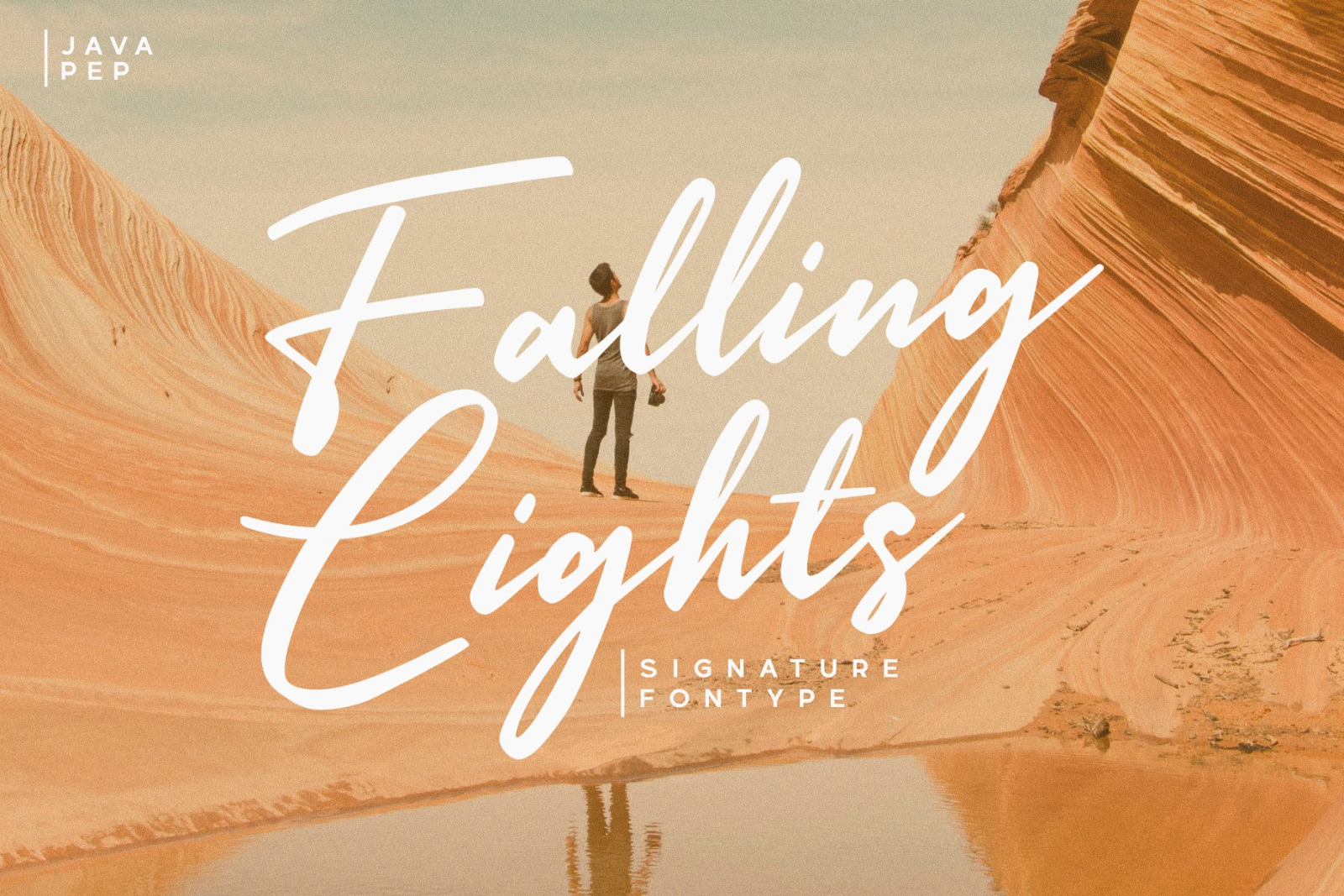 Falling Lights / Signature Font Falling Lights / Signature Font