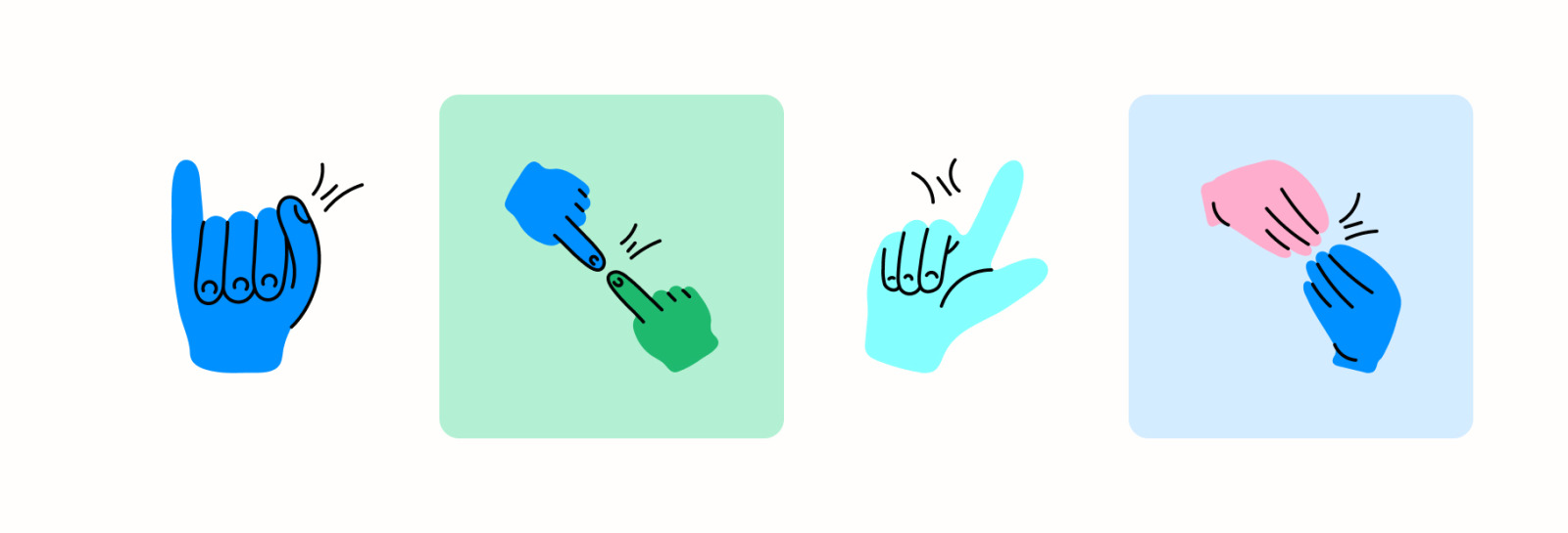 Animated Hand Icons