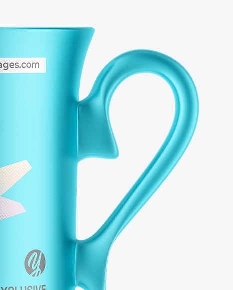 Matte Metallic Mug Mockup