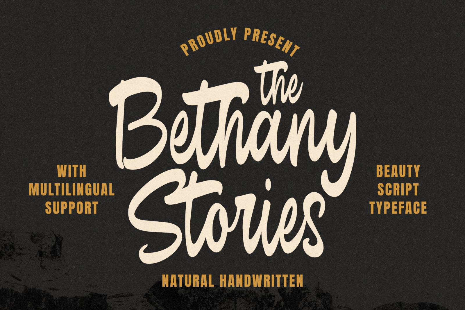 The Bethany Stories Handwritten Script