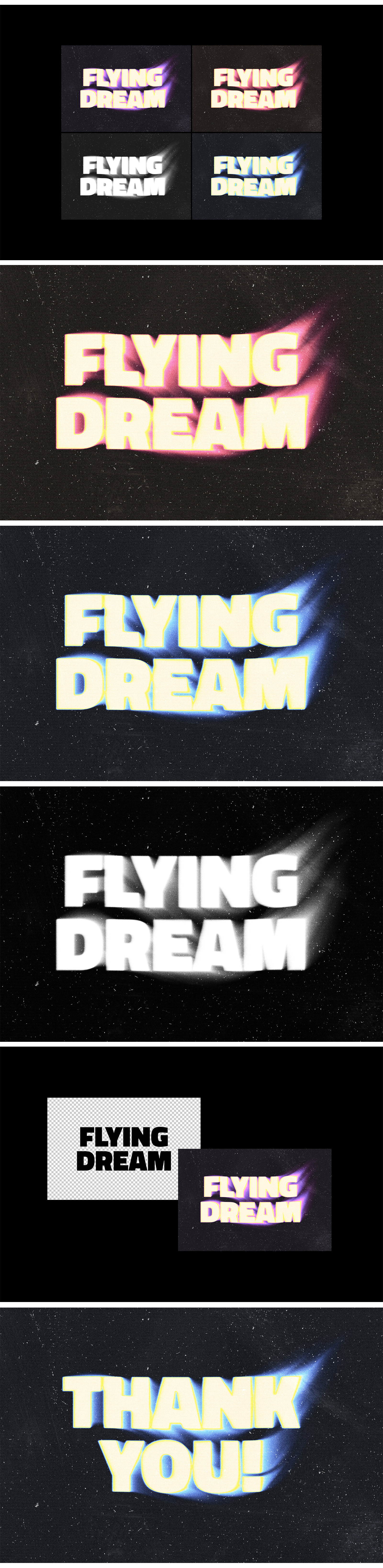 Blurry Flowing Text Effect Blurry Flowing Text Effect