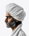 Man in Turban Mockup