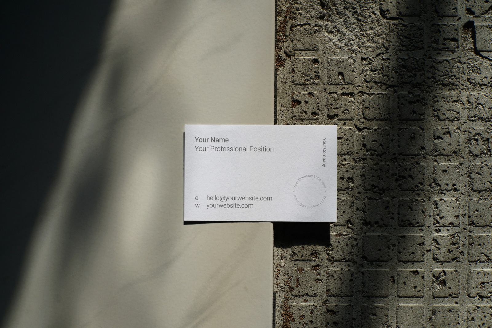 Business Card Mockup Set Business Card Mockup Set