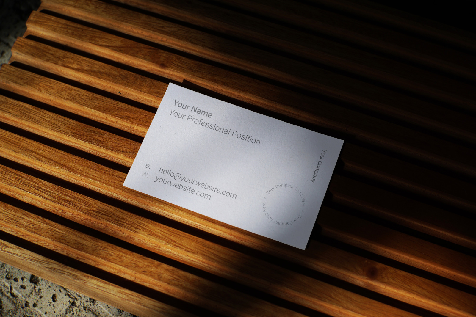 Business Card Mockup Set Business Card Mockup Set
