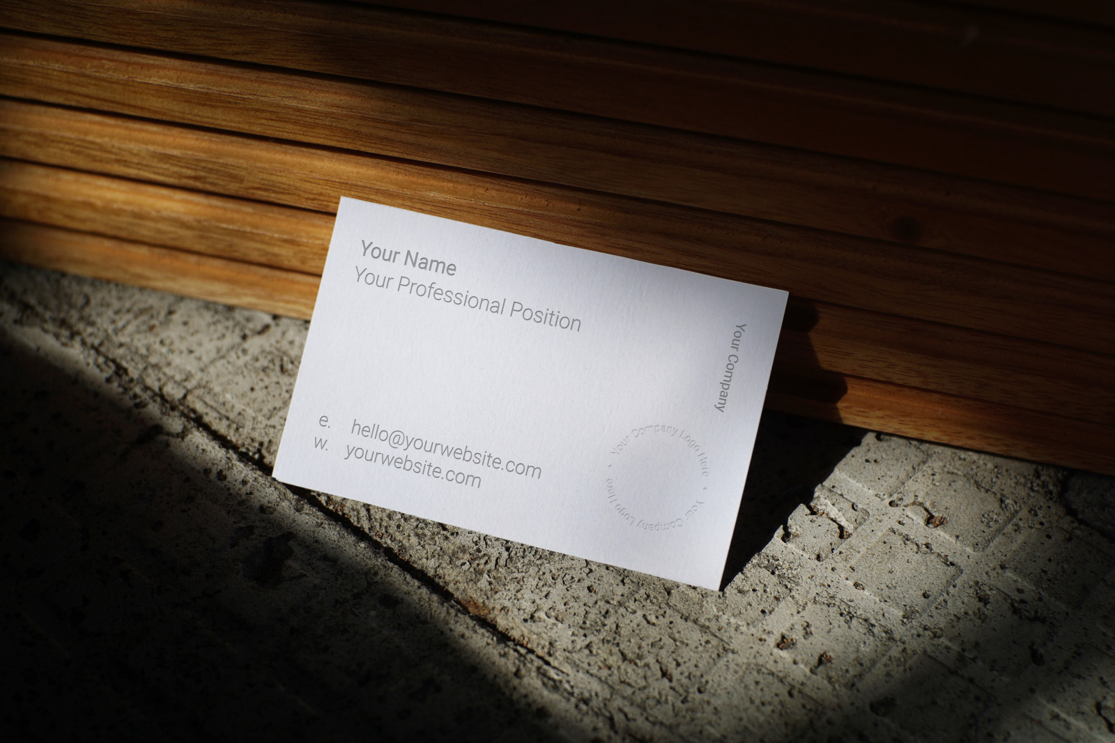 Business Card Mockup Set Business Card Mockup Set