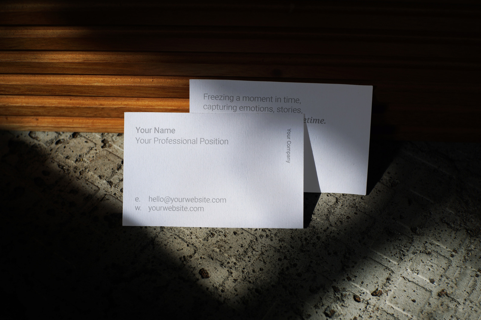Business Card Mockup Set Business Card Mockup Set