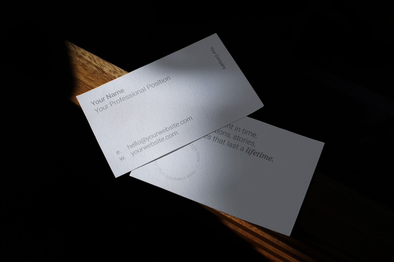 Business Card Mockup Set Business Card Mockup Set