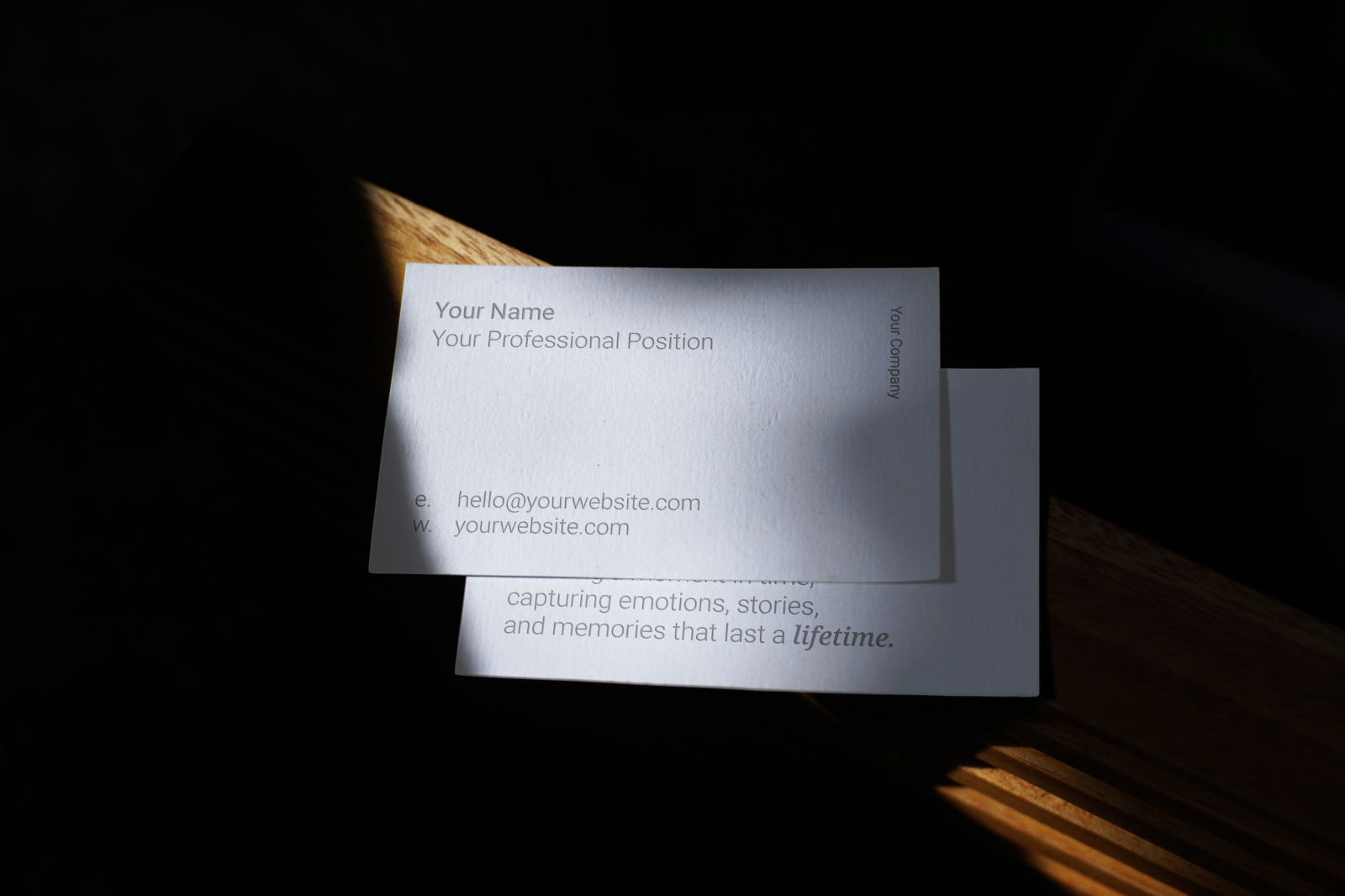 Business Card Mockup Set Business Card Mockup Set