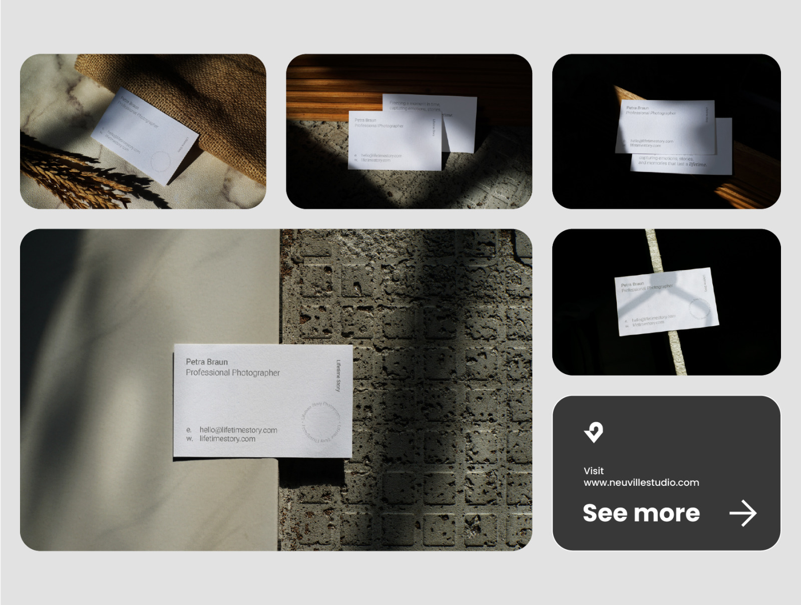 Business Card Mockup Set Business Card Mockup Set