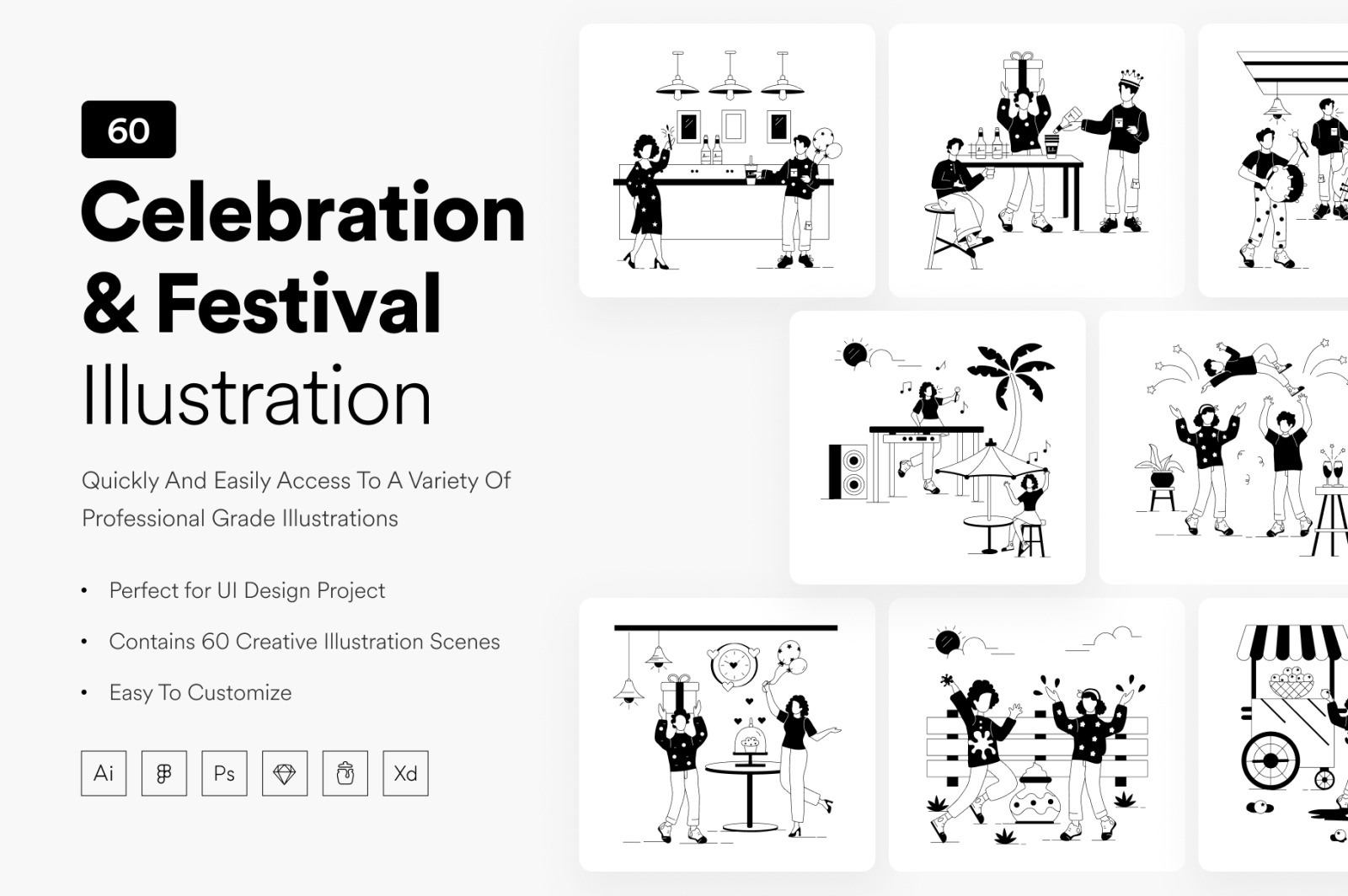Celebration and Festival Illustrations Celebration and Festival Illustrations