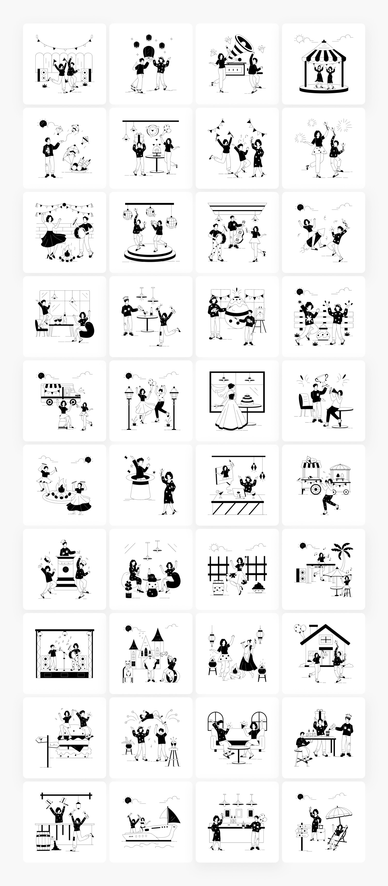 Celebration and Festival Illustrations Celebration and Festival Illustrations