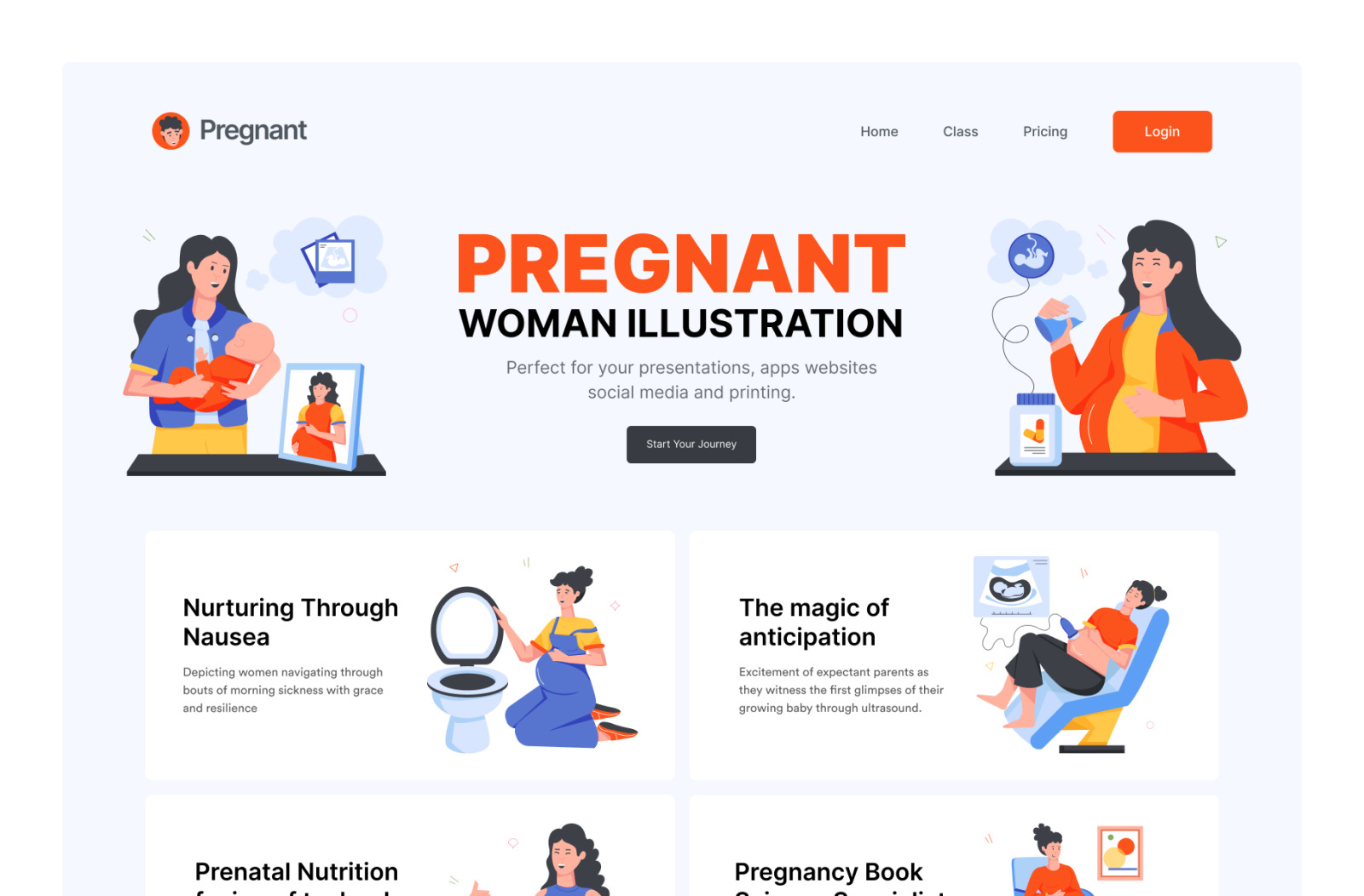 Pregnant Woman Icons Pregnant Woman Icons