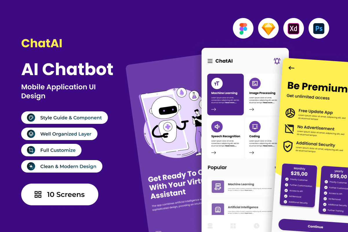 ChatAI - AI Chatbot Mobile App ChatAI - AI Chatbot Mobile App