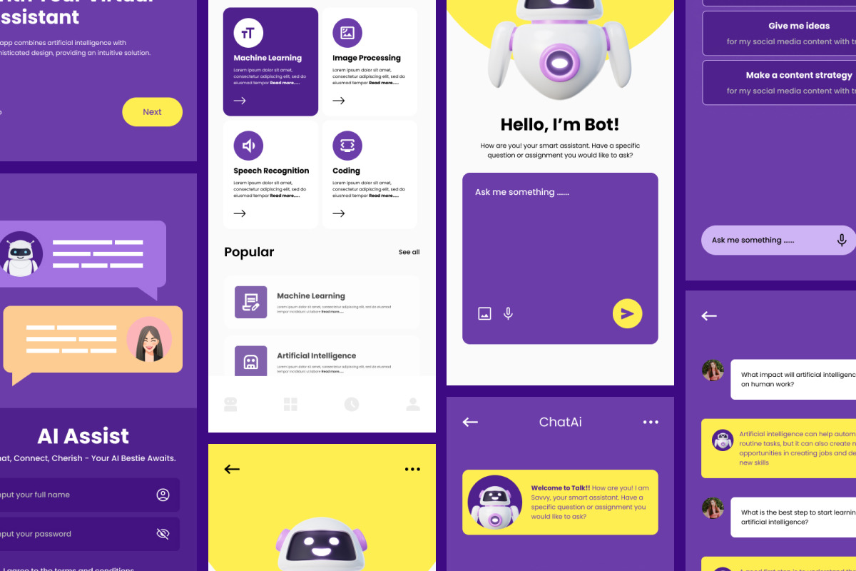 ChatAI - AI Chatbot Mobile App ChatAI - AI Chatbot Mobile App