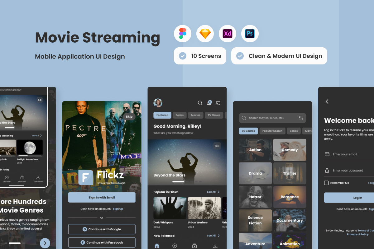 Flickz - Movie Streaming Mobile App