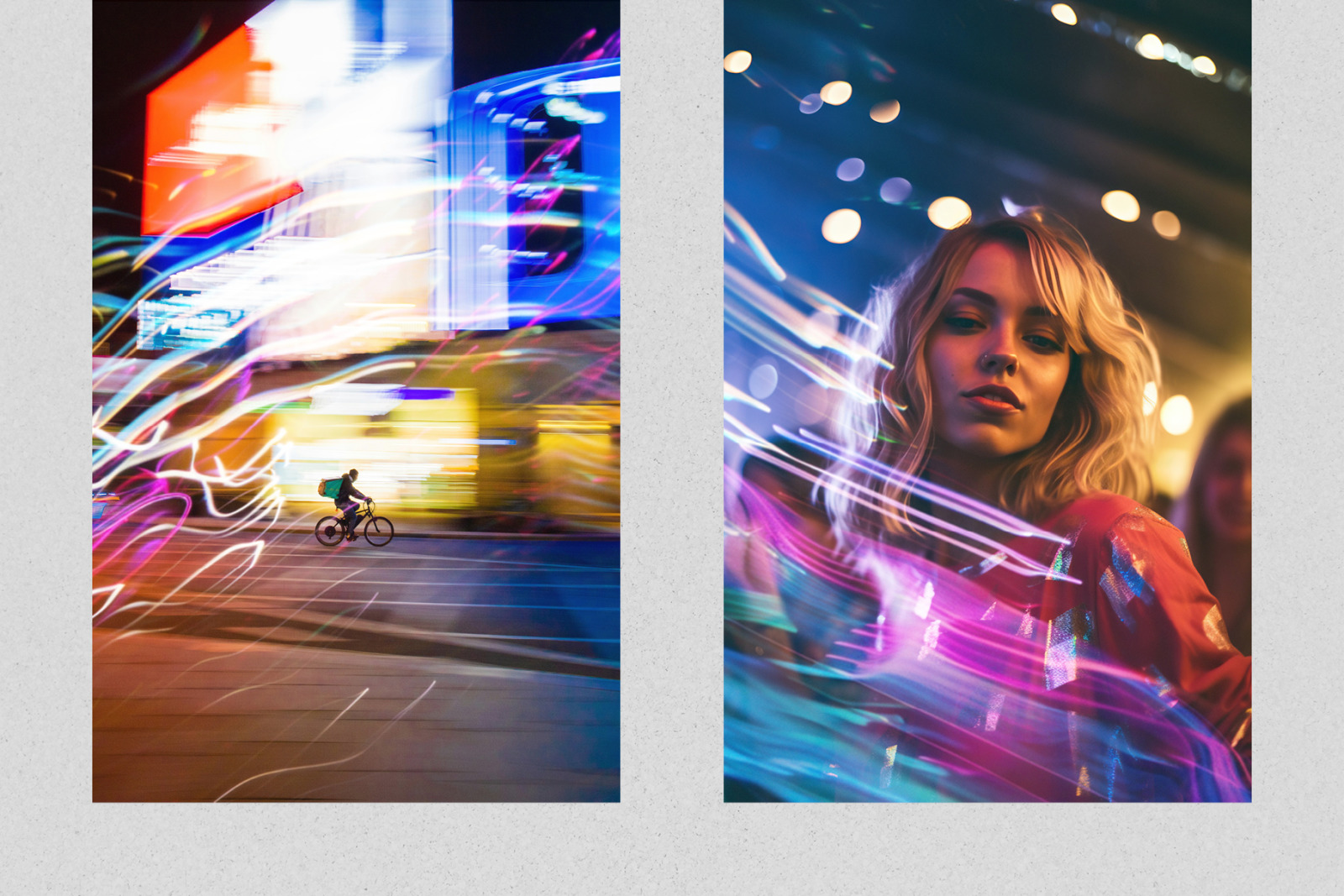 33 Psychedelic Light Waves Effect Photo Overlays