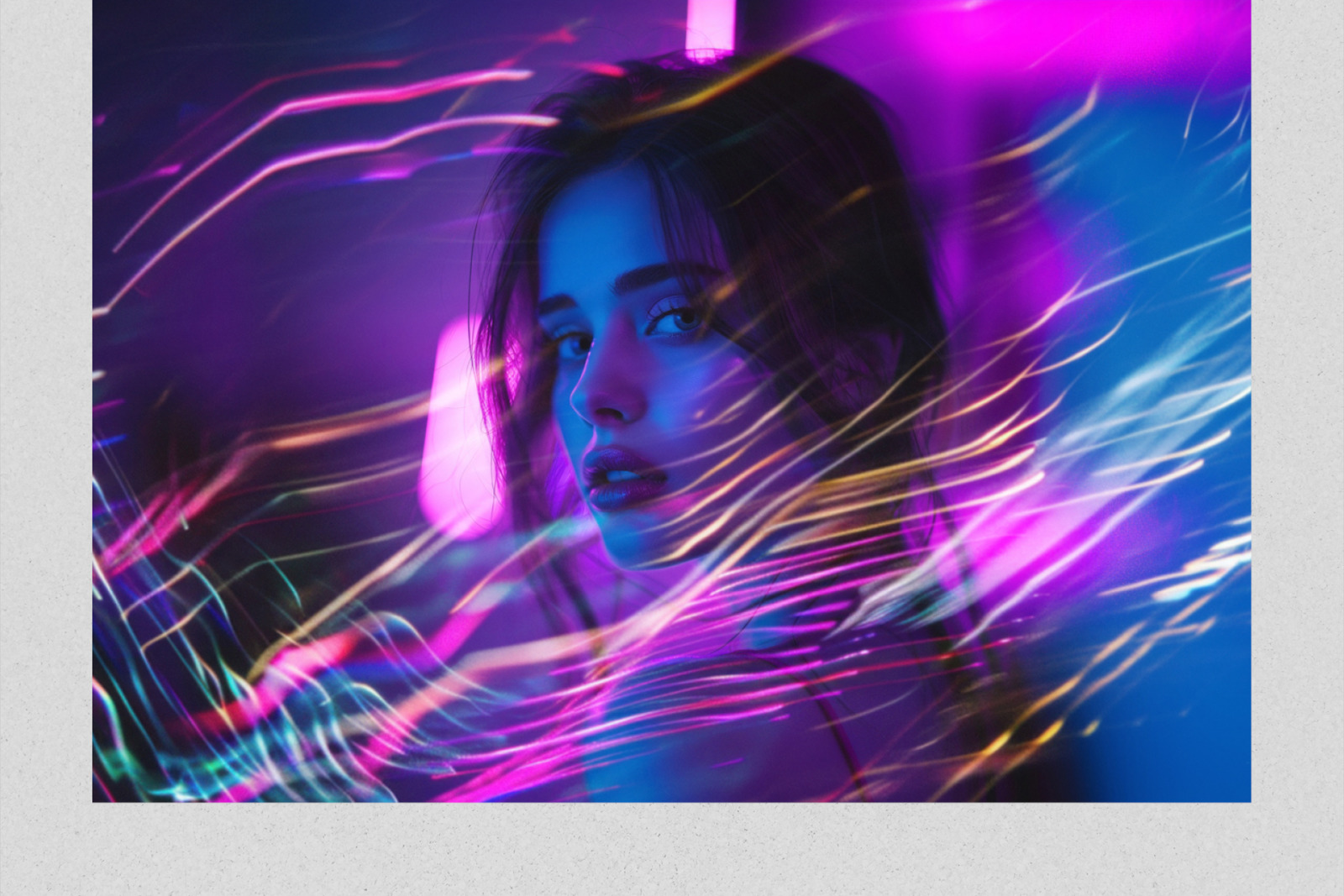 33 Psychedelic Light Waves Effect Photo Overlays