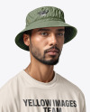 Man in a Bucket Hat Mockup