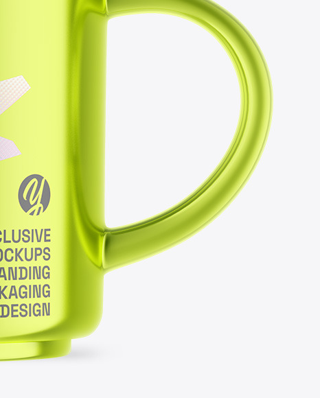 Metallic Mug Mockup