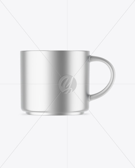 Matte Metallic Mug Mockup