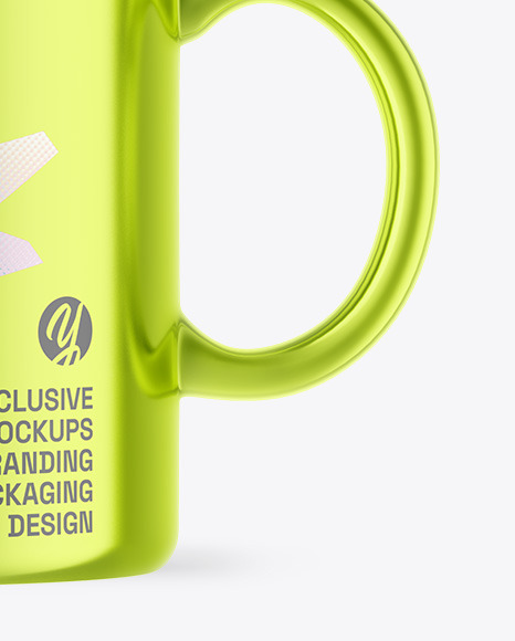 Metallic Mug Mockup