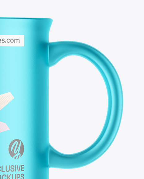 Matte Metallic Mug Mockup