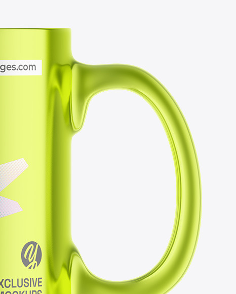 Metallic Mug Mockup