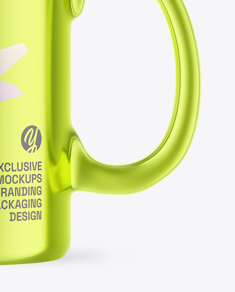 Metallic Mug Mockup