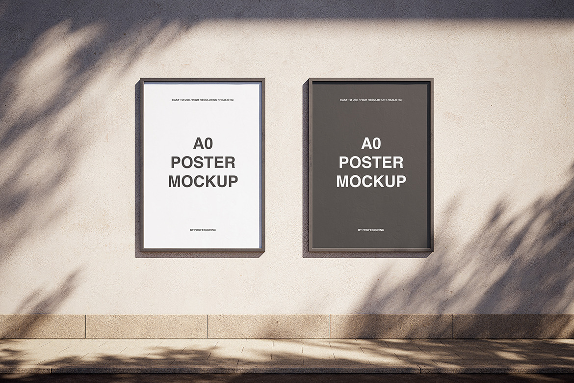 Poster Mockup Set Poster Mockup Set