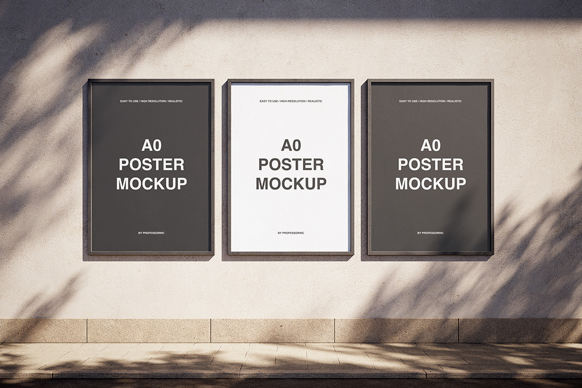 Poster Mockup Set Poster Mockup Set