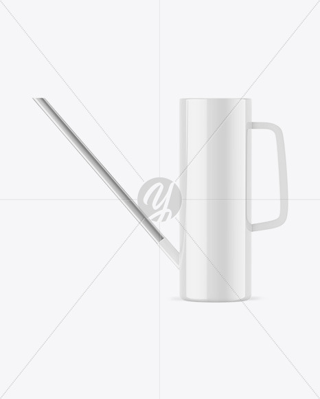 Glossy Watering Can Mockup