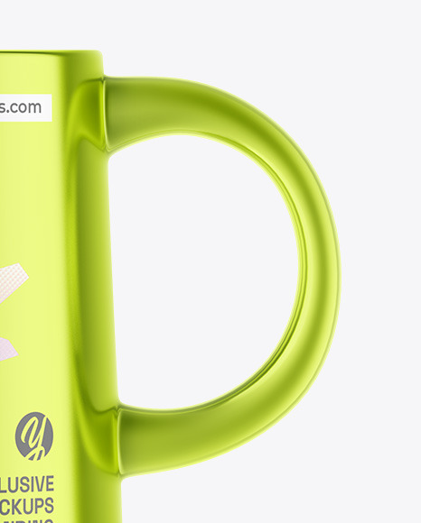 Metallic Mug Mockup