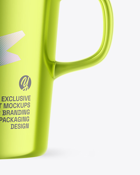 Metallic Mug Mockup