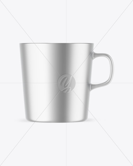 Matte Metallic Mug Mockup