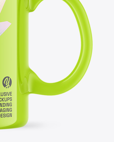 Glossy Mug Mockup