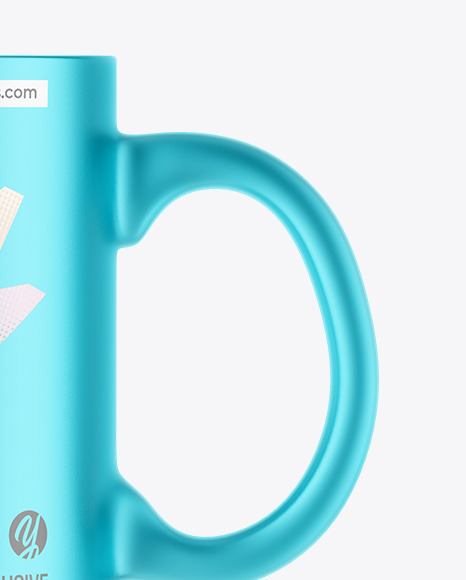 Matte Metallic Mug Mockup